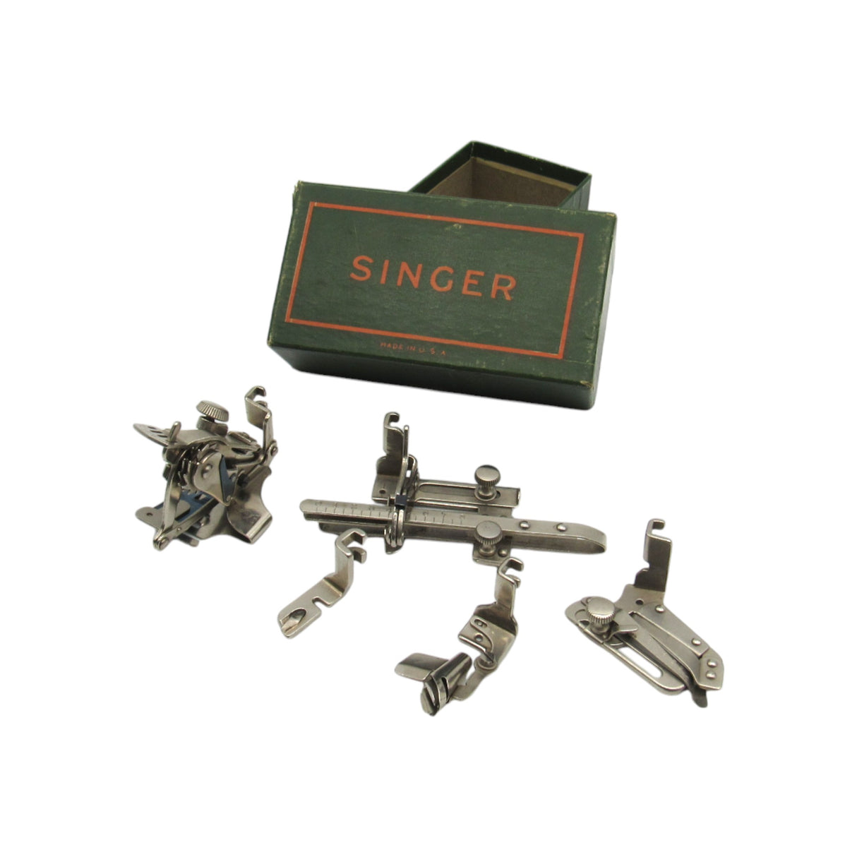 Vintage Original Singer Low Shank Attachments - Fits Singer Models 15, 27, 28, 66, 99, 201, 206, 306, 319 - Central Michigan Sewing Supplies