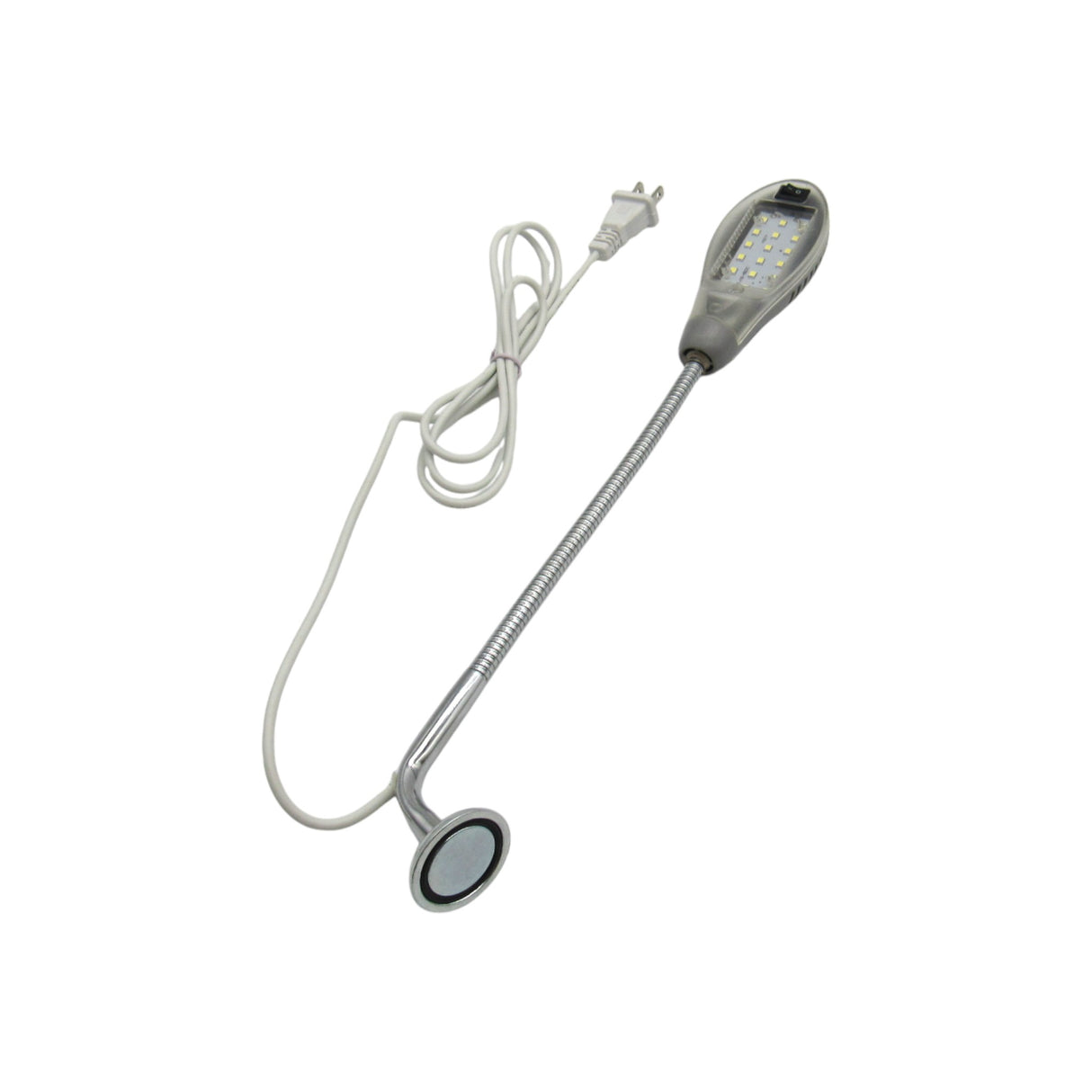 Flexible Gooseneck 18 LED Task Light with Magnetic Base - Central Michigan Sewing Supplies