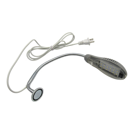 Flexible Gooseneck 18 LED Task Light with Magnetic Base - Central Michigan Sewing Supplies