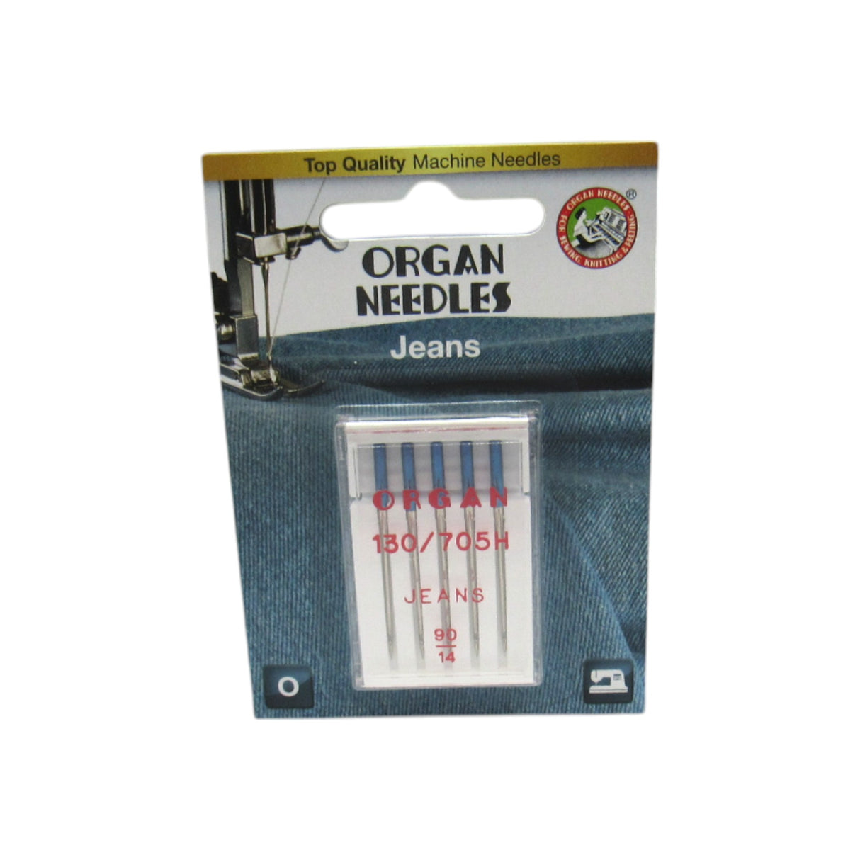 Organ Sewing Machine Needles for Jeans - 15X1 Blister Pack - Central Michigan Sewing Supplies