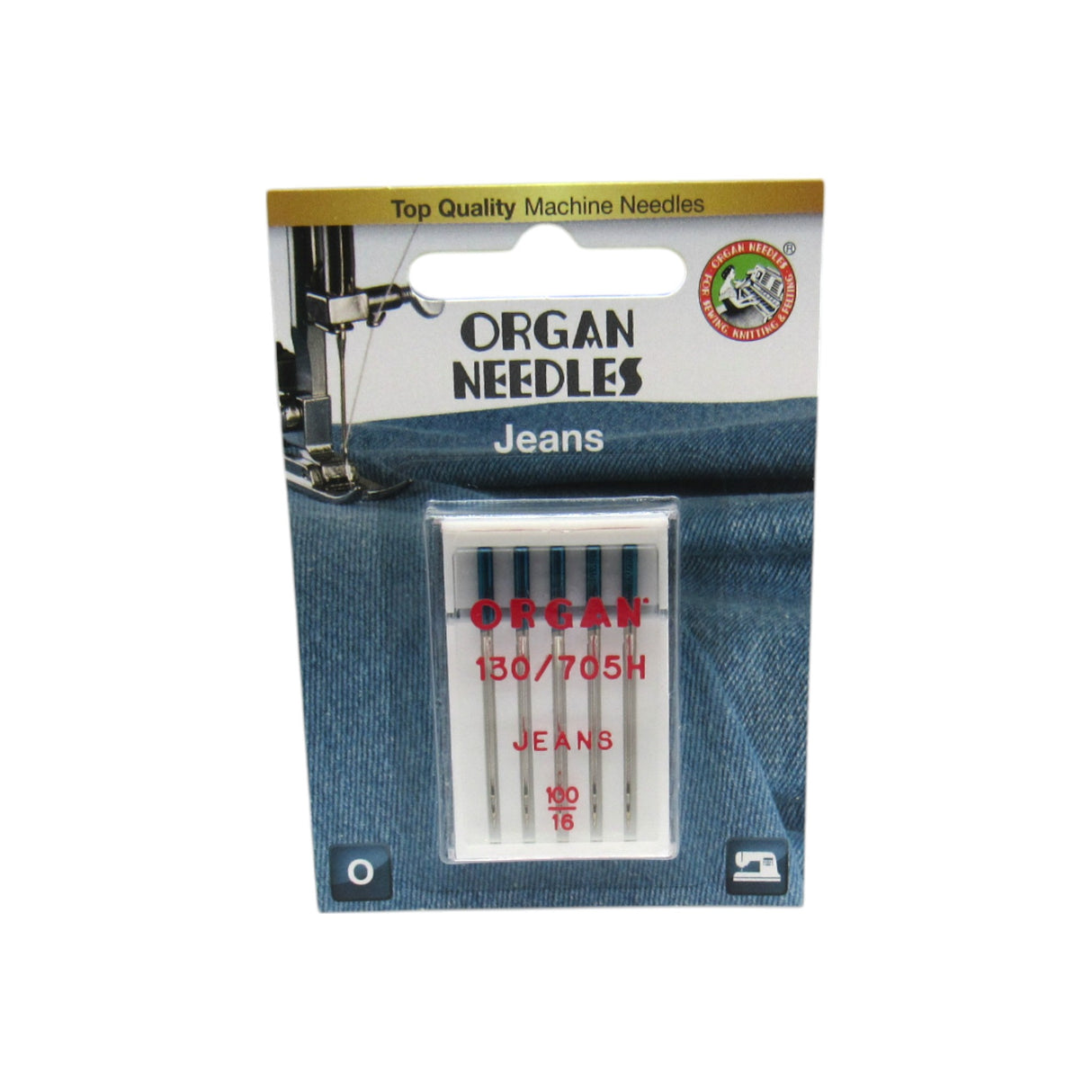 Organ Sewing Machine Needles for Jeans - 15X1 Blister Pack - Central Michigan Sewing Supplies