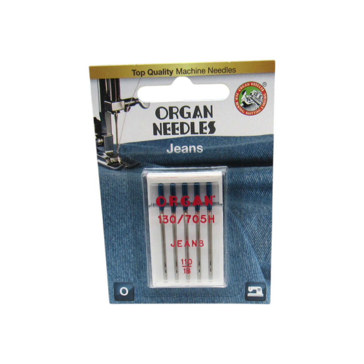 Organ Sewing Machine Needles for Jeans - 15X1 Blister Pack - Central Michigan Sewing Supplies