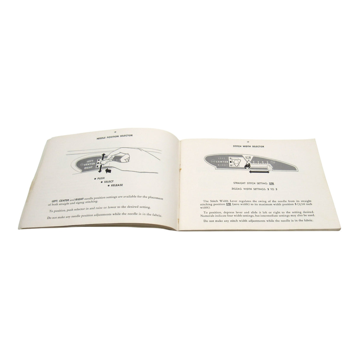 Original Singer Sewing machine Model 503 Instruction Manual - Central Michigan Sewing Supplies