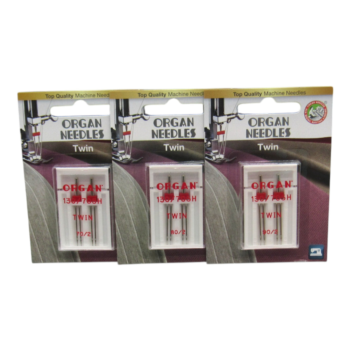 Organ Sewing Machine Twin Needles - 2 mm Wide - Central Michigan Sewing Supplies