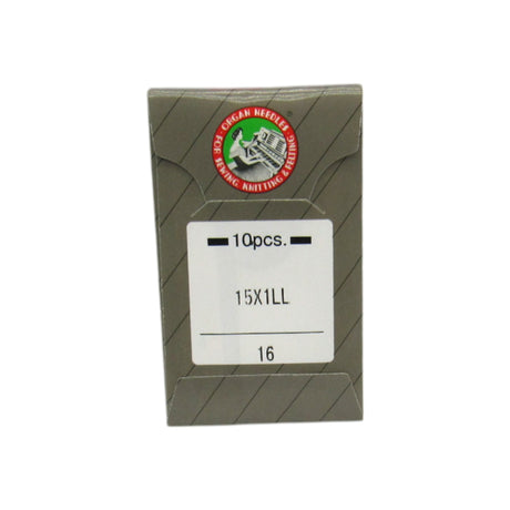 Organ Needles Leather Point Pack of Ten 15X1 Available in size 11, 14, 16, 18, - Central Michigan Sewing Supplies