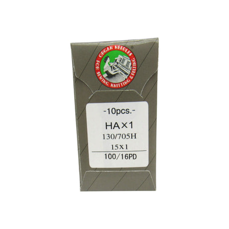 Organ Needles Titanium Point- 15X1 Available in size 11, 12, 14, 16 - Central Michigan Sewing Supplies