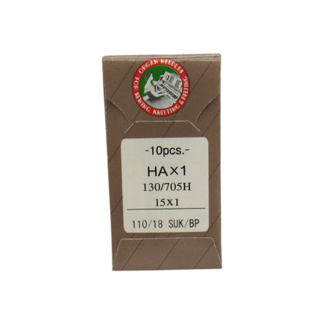 Organ Sewing Machine Needles Jersey Ball Point Pack of Ten 15X1 - Central Michigan Sewing Supplies