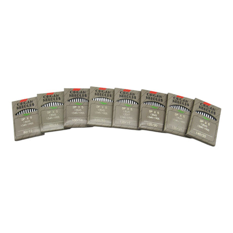 Organ Industrial Sewing Machine Needles Sharp Point 135X5, 135X7, DPX5, DPX7, 134R - Central Michigan Sewing Supplies