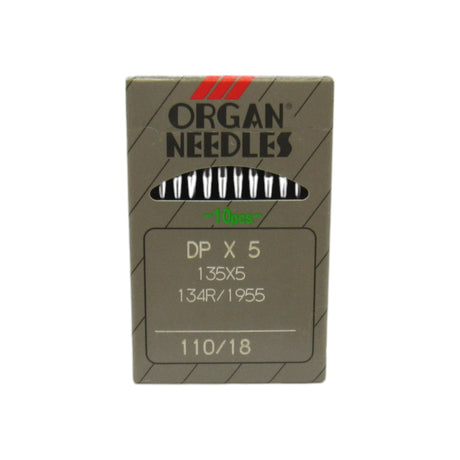Organ Industrial Sewing Machine Needles Sharp Point 135X5, 135X7, DPX5, DPX7, 134R - Central Michigan Sewing Supplies
