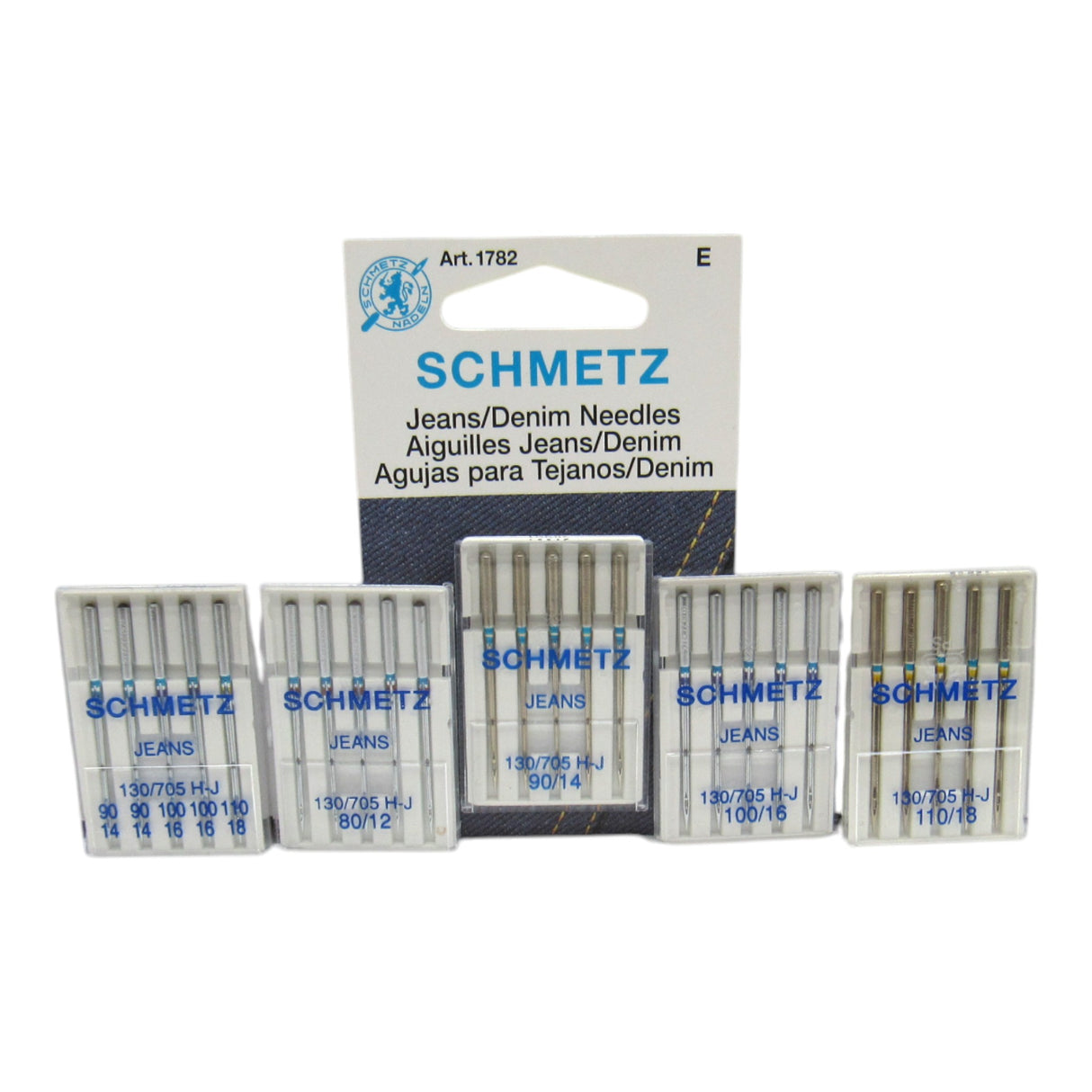 Schmetz Denim / Jeans Needles 15x1 Fits Most Home Machines - Central Michigan Sewing Supplies