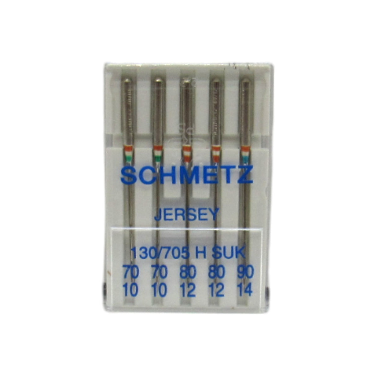 Schmetz Sewing Machine Needles Jersey Ball Point 15x1 Available in size 10, 12, 14, 16, and assortment pack - Central Michigan Sewing Supplies