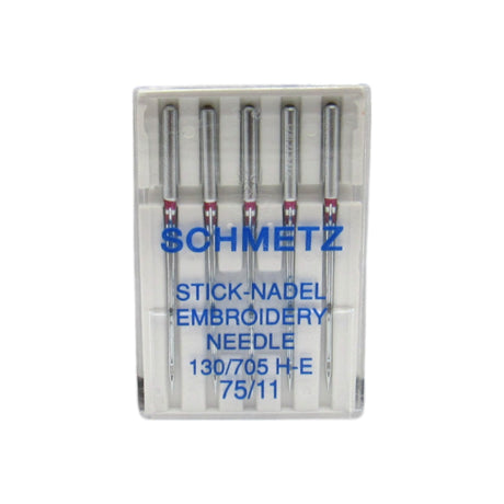 Schmetz Embroidery Needles 15x1 Available in size 11, 14, Assortment pack - Central Michigan Sewing Supplies