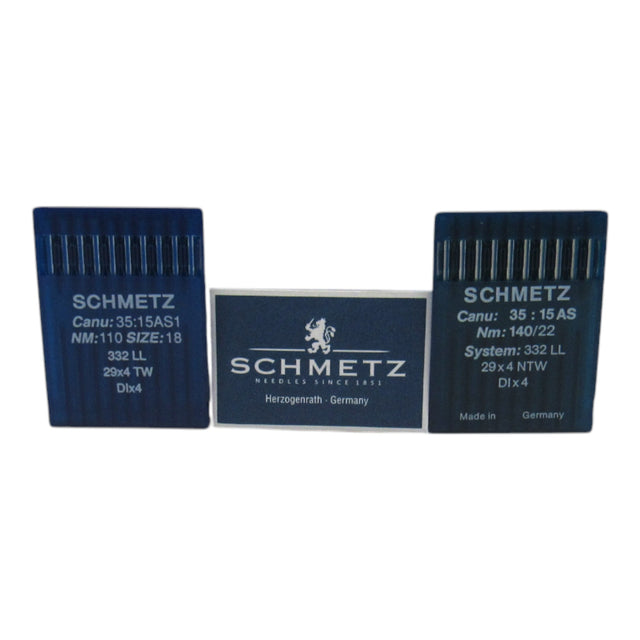 Schmetz Industrial Sewing Machine Leather Needles 29x4 Available in size 18 and 22 Fits Singer Models 29K, 29 - Central Michigan Sewing Supplies