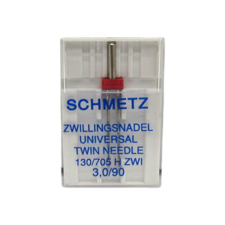 Schmetz Sewing Machine Twin Needle 3 mm Wide Size 14 - Central Michigan Sewing Supplies
