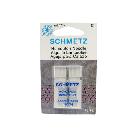 Schmetz Hemstitch Sewing Machine Needle 15x1 - Central Michigan Sewing Supplies