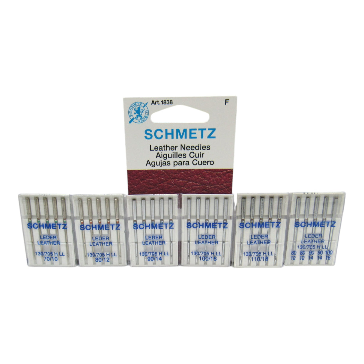 Schmetz Leather Needles Fits Singer Models 15, 27, 28, 66, 99, 201, 221, 301, 401, 403, 404, 500, 503 - Central Michigan Sewing Supplies
