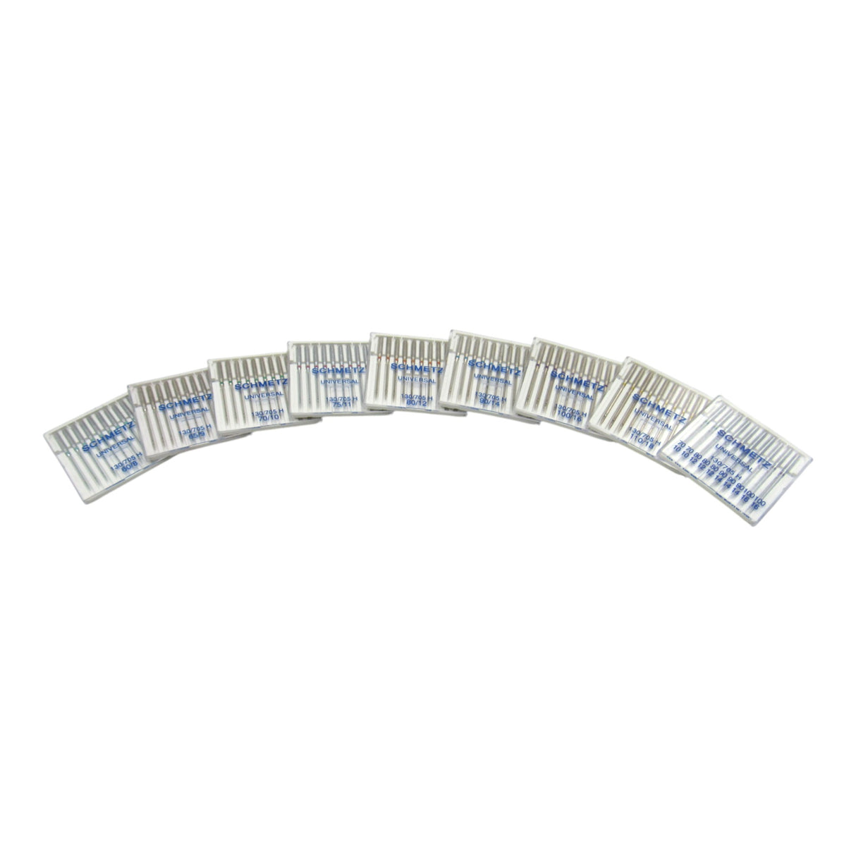 Schmetz Sewing Machine Needles 15x1 Available in size 8, 9, 10, 11, 12, 14, 16, 18 (10 pack) - Central Michigan Sewing Supplies