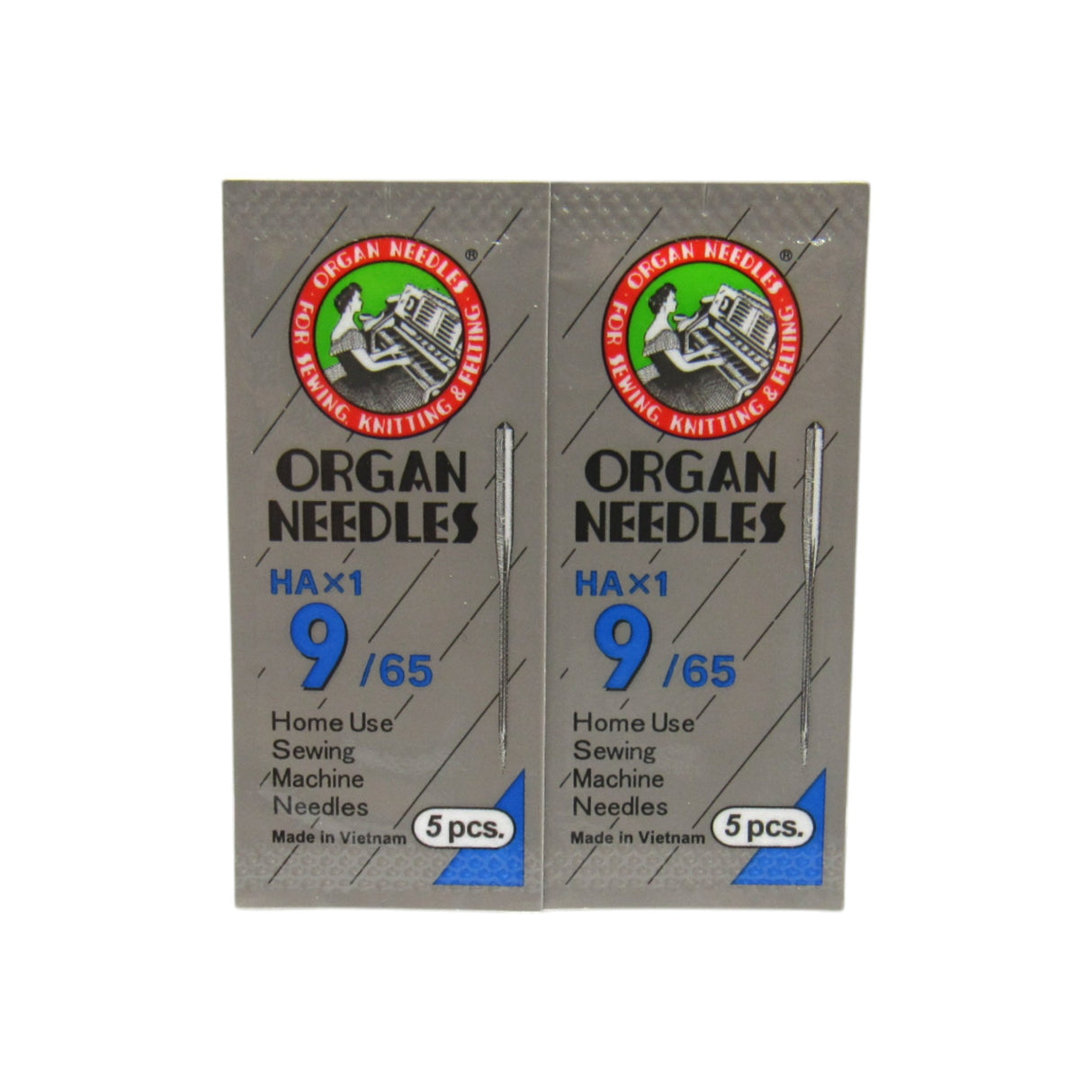 Organ Needles Sharp Point- 15X1 Available in size 9, 11, 12, 14, 16, 18, 20 - Central Michigan Sewing Supplies