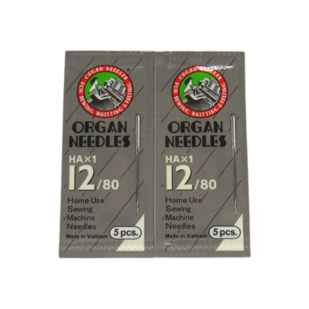 Organ Needles Sharp Point- 15X1 Available in size 9, 11, 12, 14, 16, 18, 20 - Central Michigan Sewing Supplies