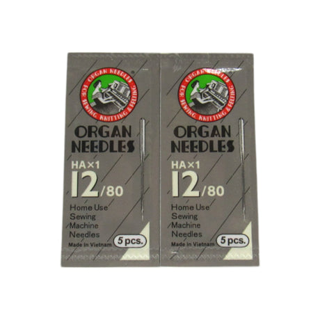 Organ Needles Sharp Point- 15X1 Available in size 9, 11, 12, 14, 16, 18, 20 - Central Michigan Sewing Supplies