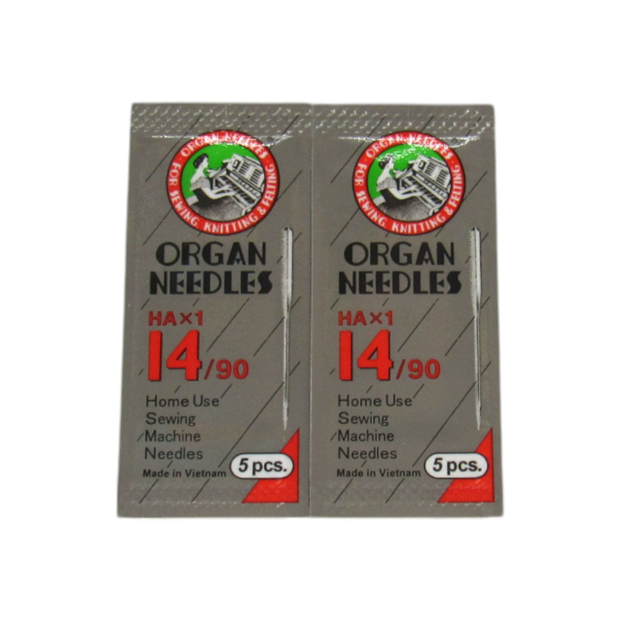 Organ Needles Sharp Point- 15X1 Available in size 9, 11, 12, 14, 16, 18, 20 - Central Michigan Sewing Supplies