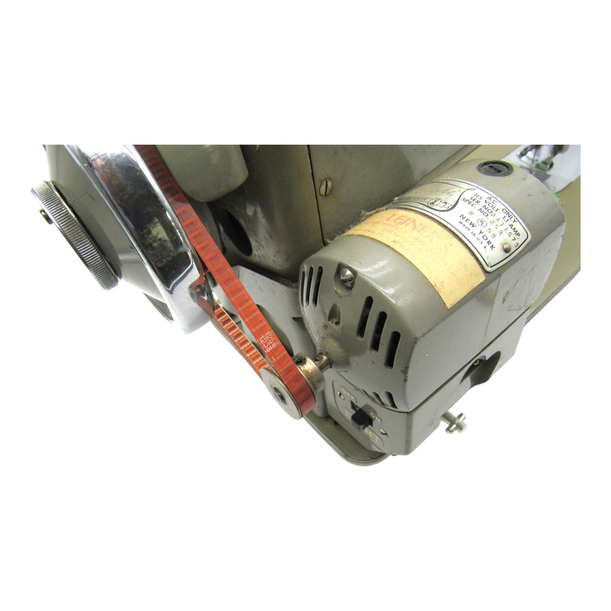 Replacement Motor Belt (Grade A) Fits Necchi BU Mira Replaces Part # 10615 - Central Michigan Sewing Supplies