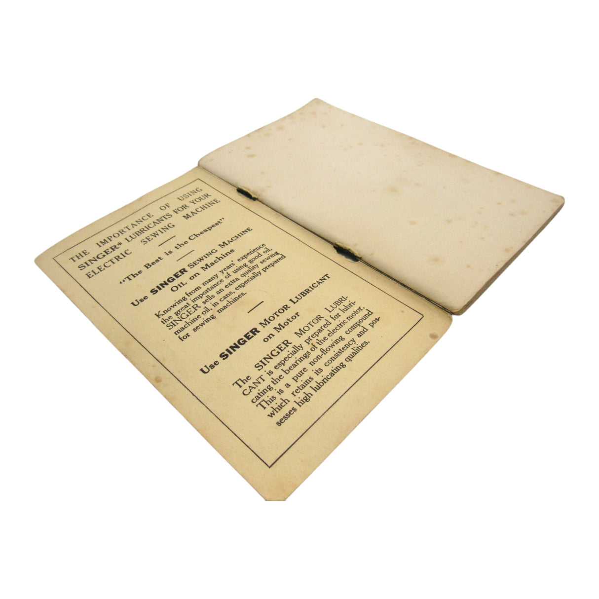 Vintage Original Singer Sewing Machine Model 128-23 Instruction Manual - Central Michigan Sewing Supplies