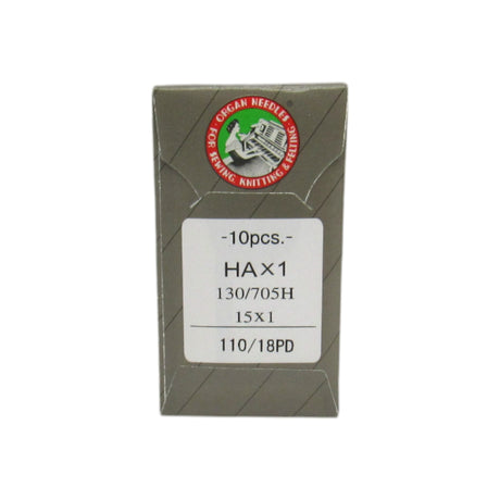 Organ Needles Titanium Point- 15X1 Available in size 11, 12, 14, 16 - Central Michigan Sewing Supplies