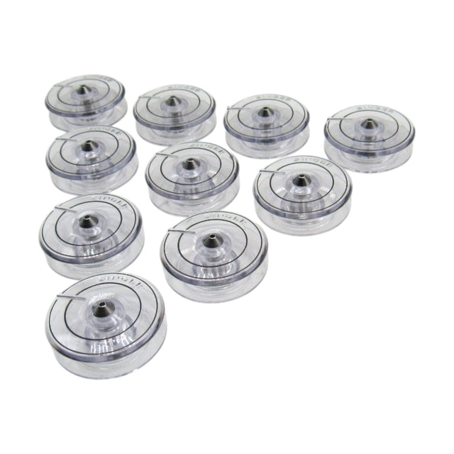 (10) Genuine Centaur Plastic Bobbins - Singer Part # 312956-S - Central Michigan Sewing Supplies