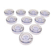 (10) Grade A Plastic Futura Bobbins - Singer Part #181551 - Central Michigan Sewing Supplies