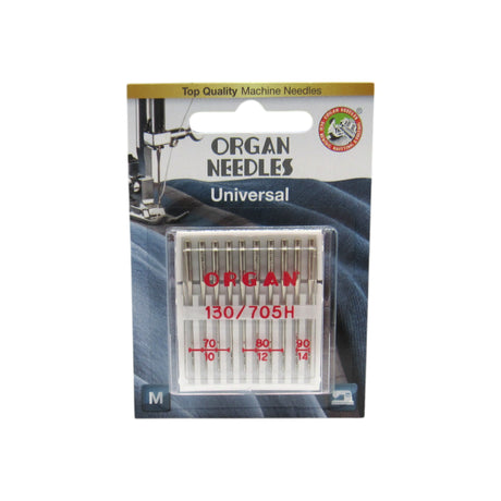 Organ Sewing Machine Needles Sharp Point 10 Pack - 15X1 - Central Michigan Sewing Supplies
