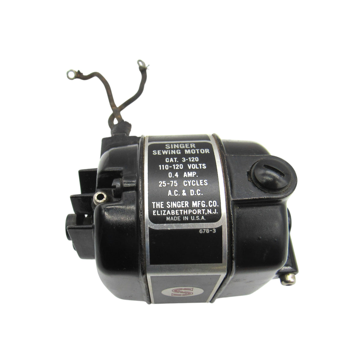 Singer Model 221 Featherweight Motor 100-110V 0.4 AMP cat 3-120 - Central Michigan Sewing Supplies