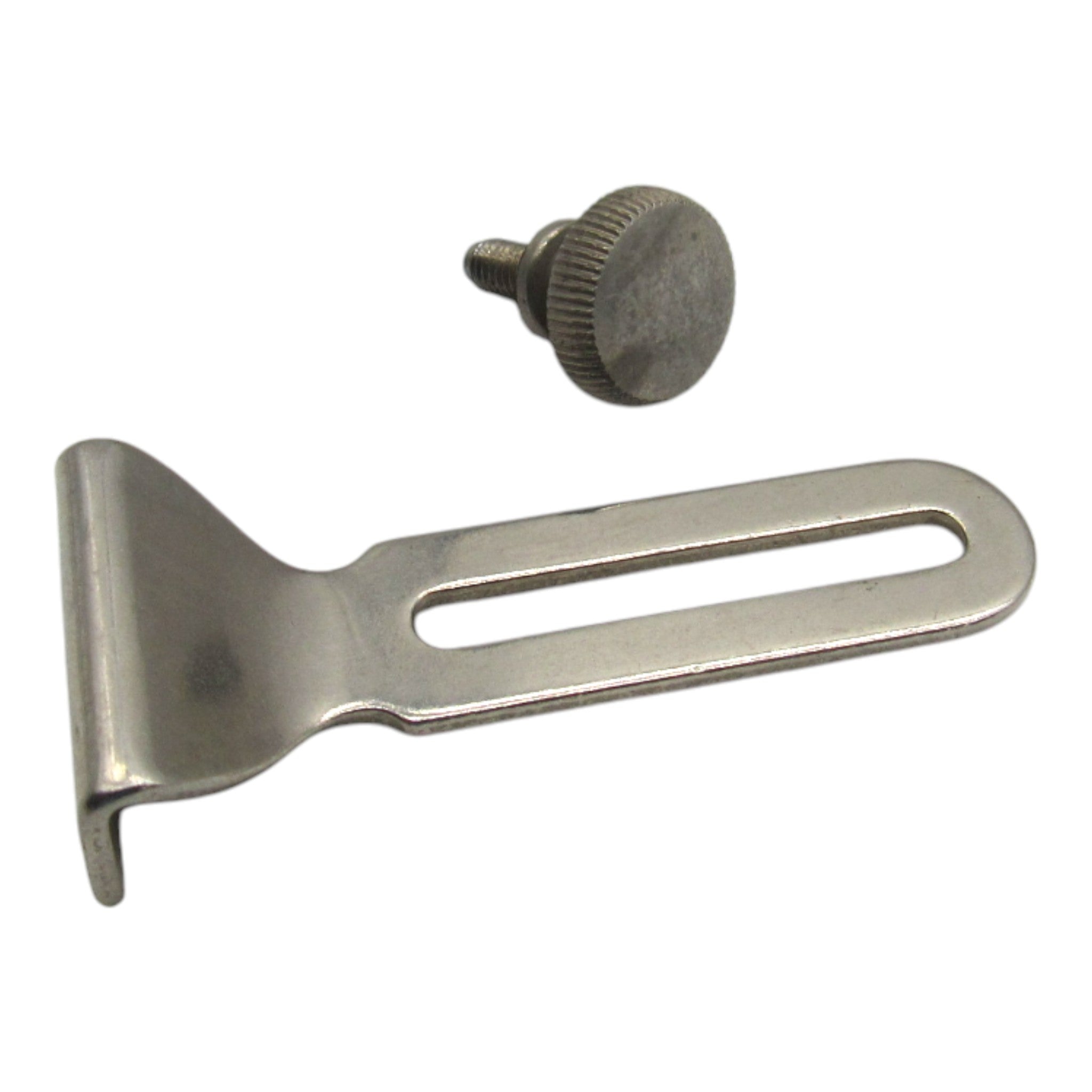 Vintage Original Cloth Guide & Thumb Screw - Singer Part