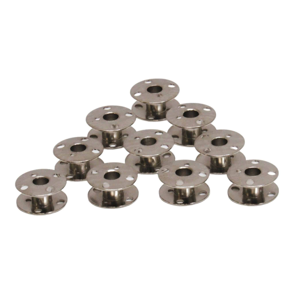 (10) Metal Bobbins Class 66 Part # 172222 - Fits Singer Models 66, 99, 201, 401, 403, 404, 500, 503