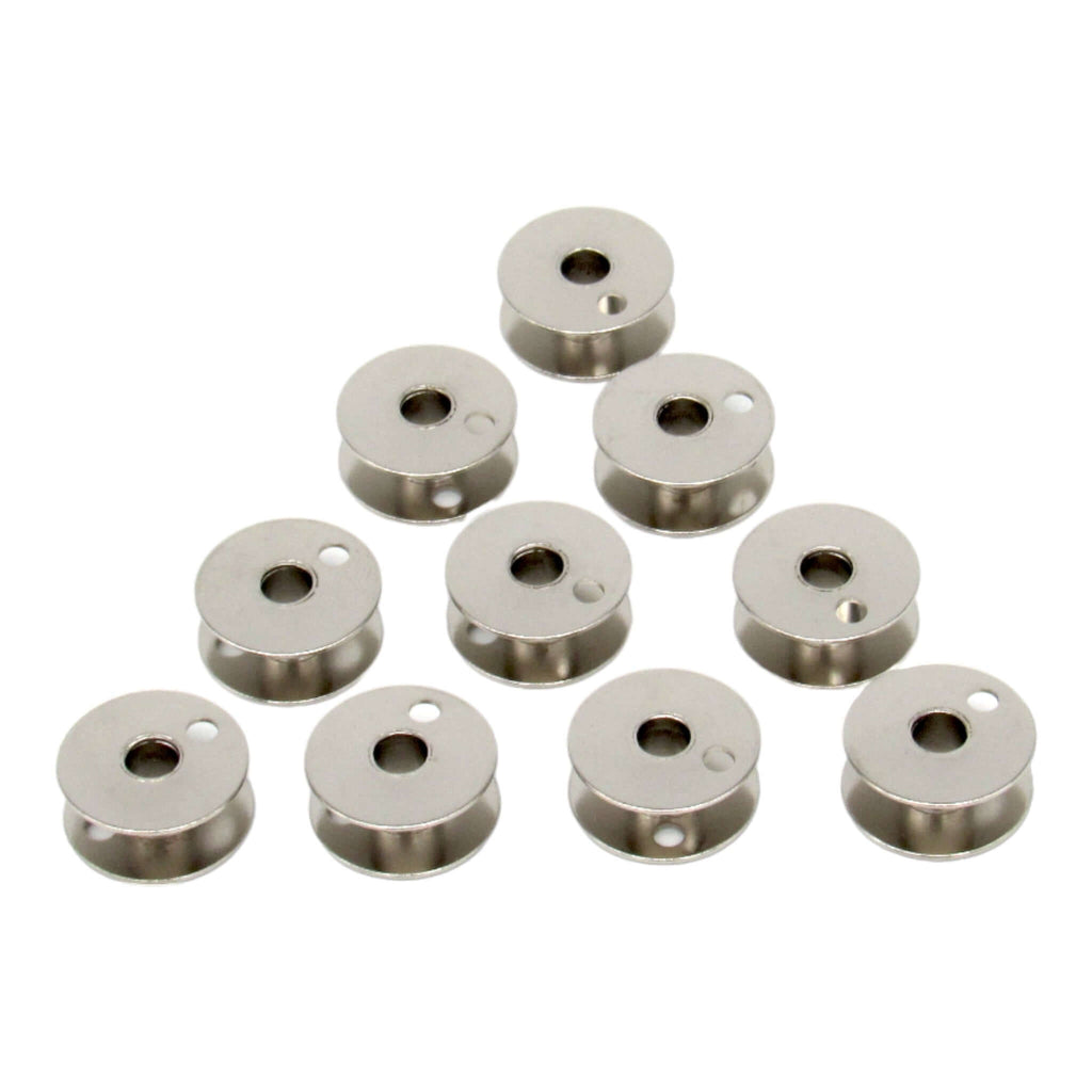 (10) Metal One Piece Bobbins - Singer Part # 203470
