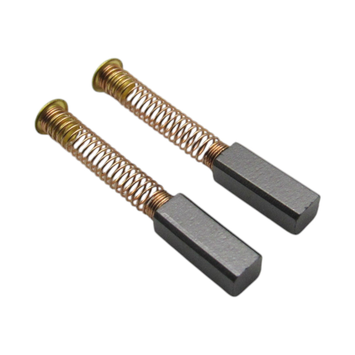 (2) Carbon Motor Brushes with Springs 3.8 mm x 4.2 mm x 13 mm - Part # YM4018-P - Central Michigan Sewing Supplies