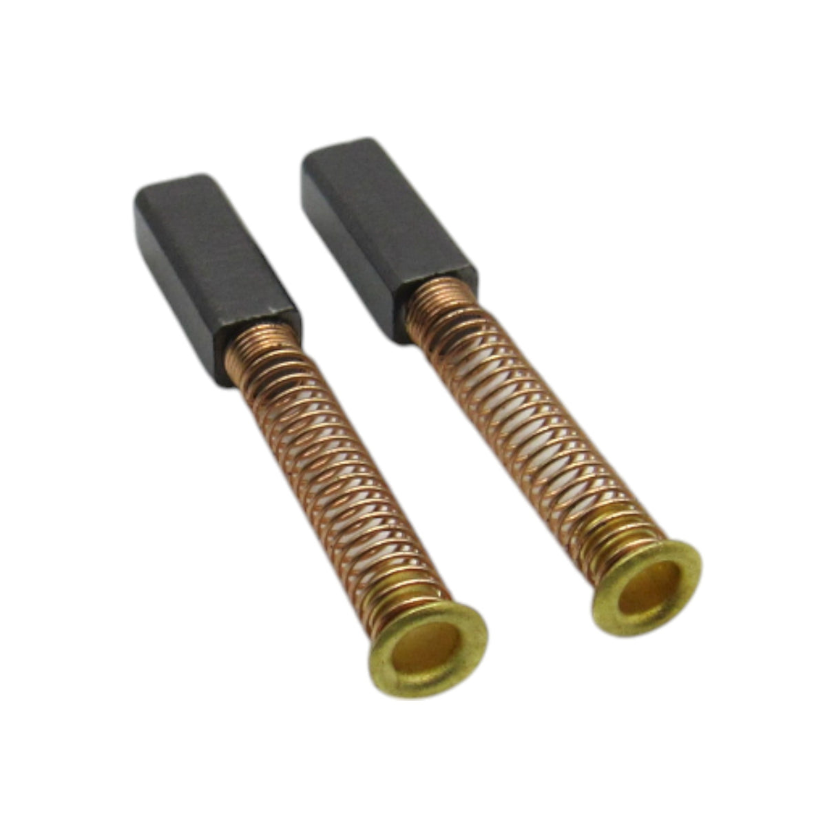 (2) Carbon Motor Brushes with Springs 3.8 mm x 4.2 mm x 13 mm - Part # YM4018-P - Central Michigan Sewing Supplies