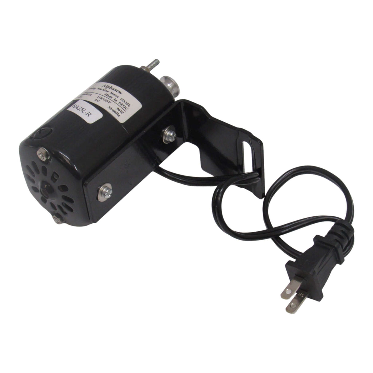 Alphasew Sewing Machine Motor Clockwise Rotation 7000 Rpm .9 Amp L-Bracket - Central Michigan Sewing Supplies