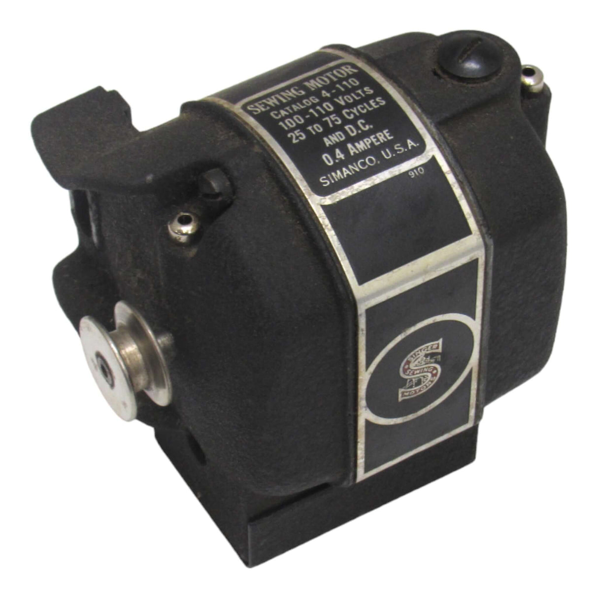 Vintage Original Singer Motor - Fits Model 66-8 - Central Michigan Sewing Supplies