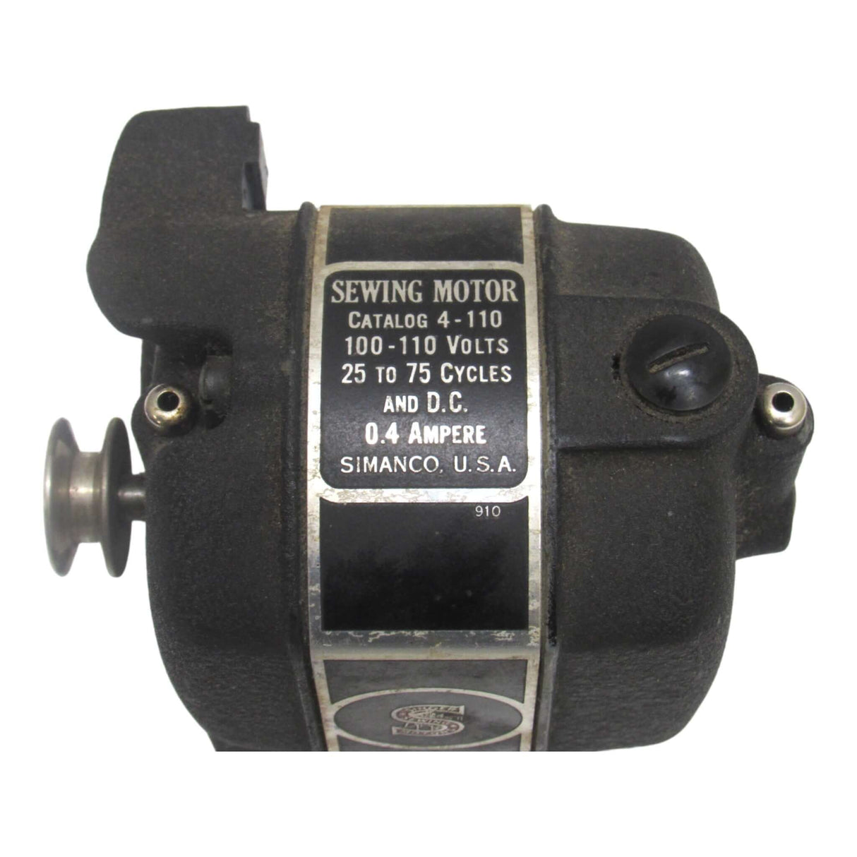 Vintage Original Singer Motor - Fits Model 66-8 - Central Michigan Sewing Supplies