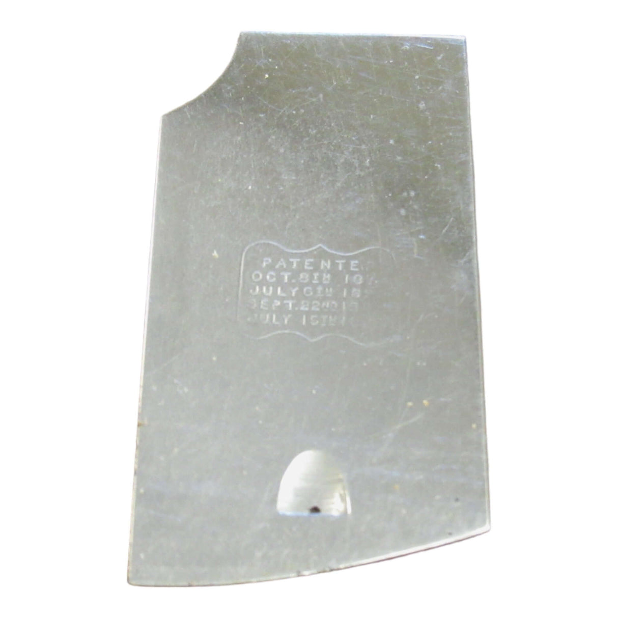 Vintage Original Bobbin Cover Front - Fits Singer Sewing Machine Models 27 Fiddle Base - Central Michigan Sewing Supplies