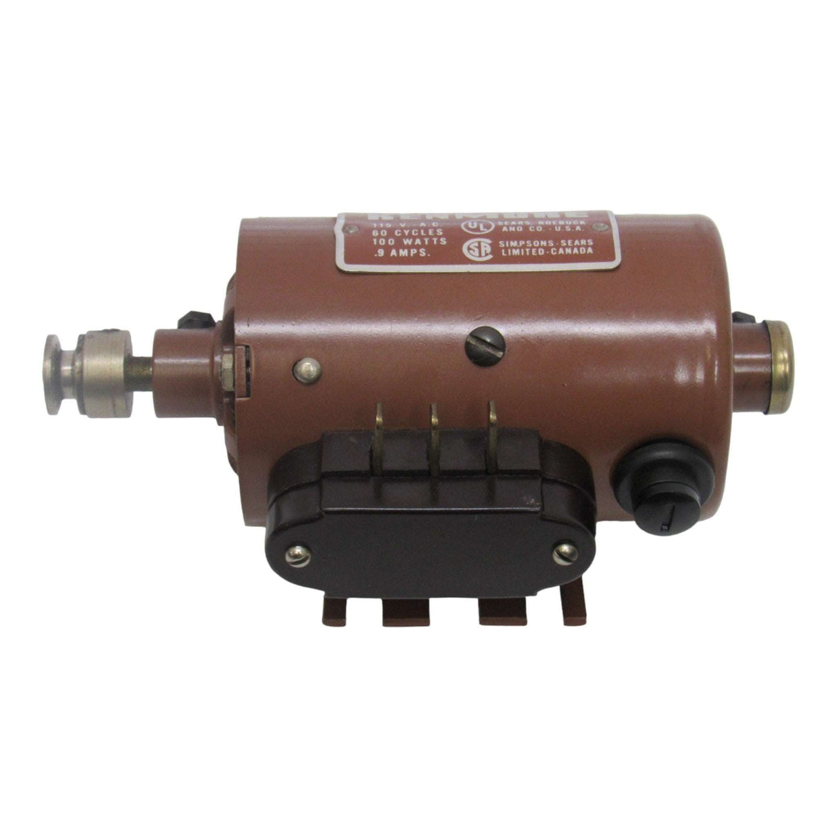 Original Motor - Fits Kenmore Sewing Machine Model 117.840 & 117.841 - Central Michigan Sewing Supplies