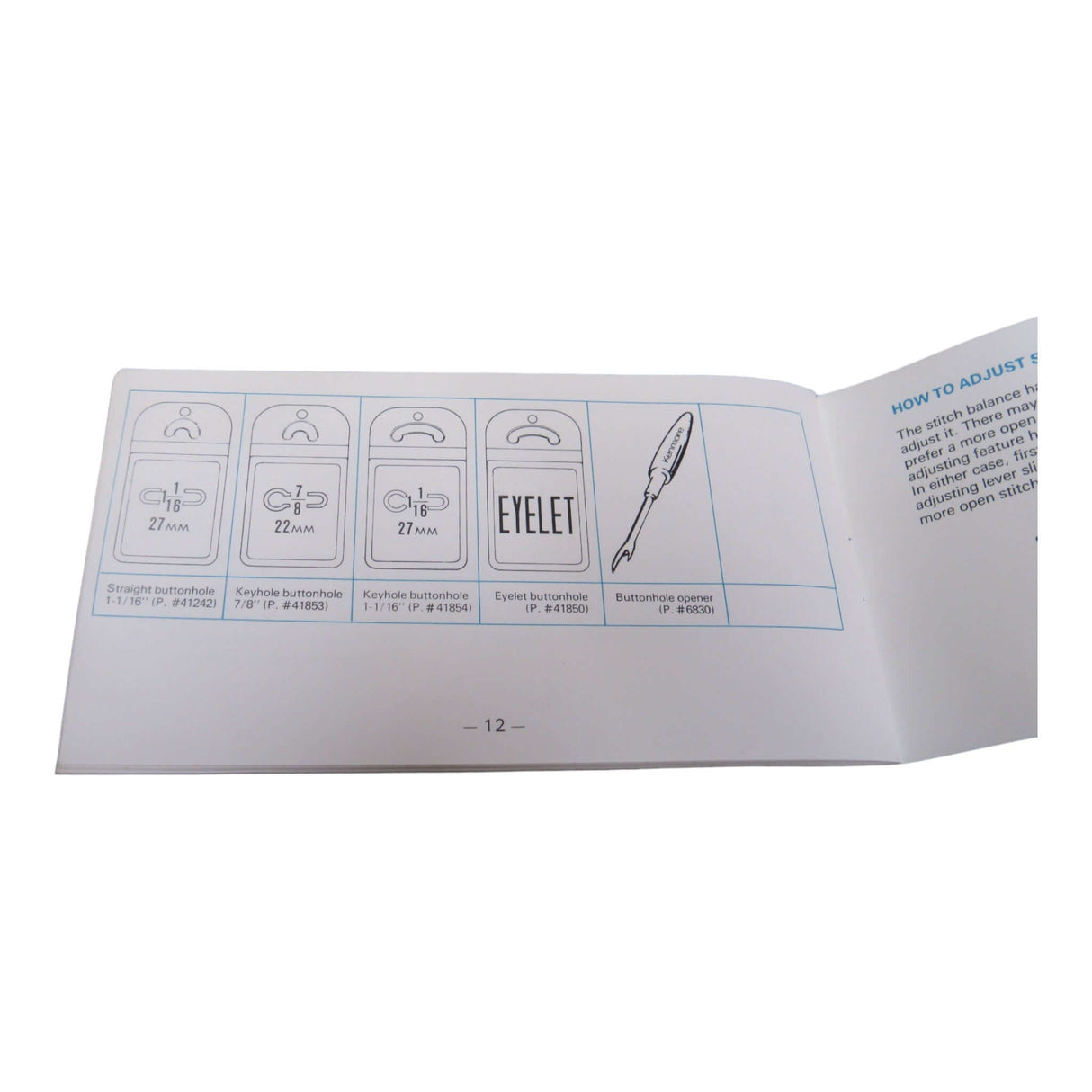 Original Kenmore Sewing Machine Buttonholer Low Shank - Central Michigan Sewing Supplies