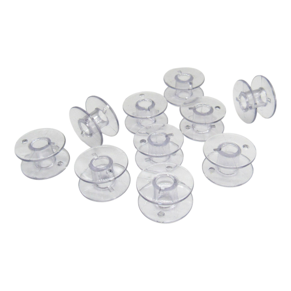 (10) Plastic Bobbins for Top Loading - Part # 102261103 - Central Michigan Sewing Supplies