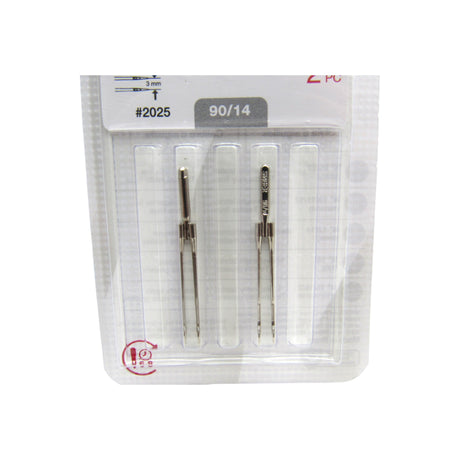 Sewing Machine Twin Needles - Singer Brand 3 mm Wide - Size 12 or 14 - Central Michigan Sewing Supplies
