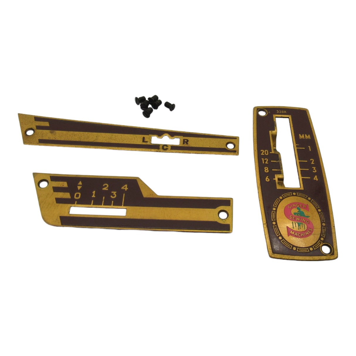 Original Singer Front Cover Plates Fits Models 328, 328K - Central Michigan Sewing Supplies