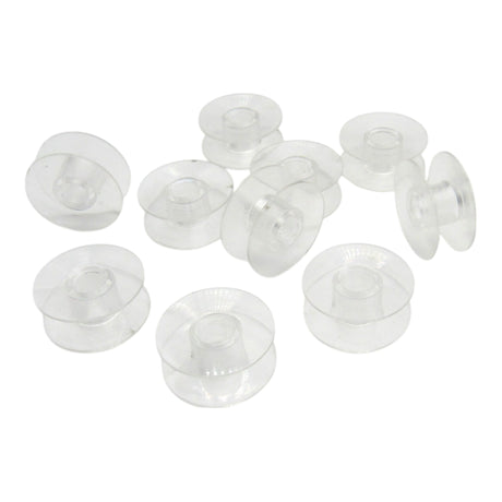(10) Plastic Bobbins - Singer Part # 40264P - Central Michigan Sewing Supplies