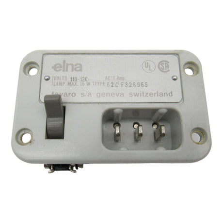 Power Switch and Receptacle for Elna Model 62 Sewing Machine - Central Michigan Sewing Supplies