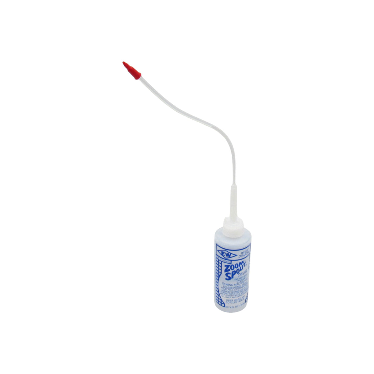Zoom Spout-Lily White Oilier - 4 oz Telescoping Spout Lubricant - Central Michigan Sewing Supplies