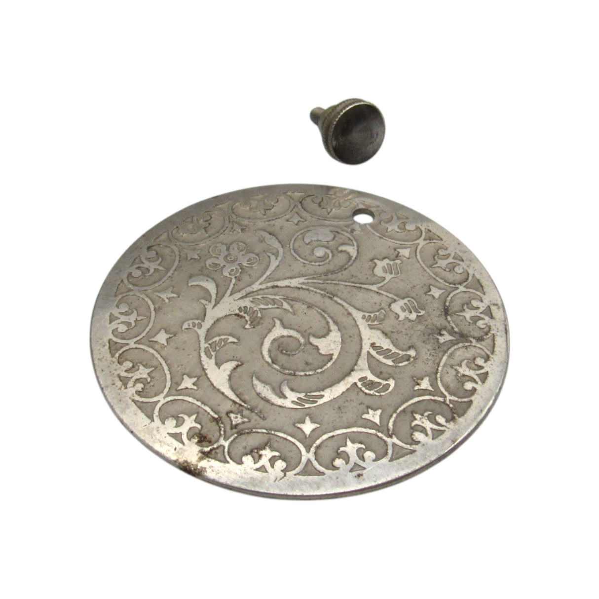 Original Singer Round Rear Cover Plate 2 1/2" Fits Models 27 - Central Michigan Sewing Supplies